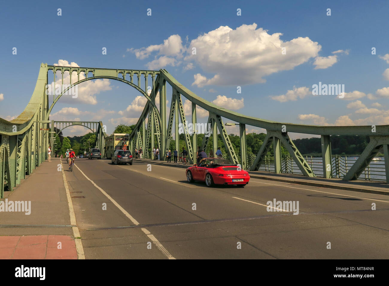 Glienicker Brücke von Spionen, Potsdam Stockfoto
