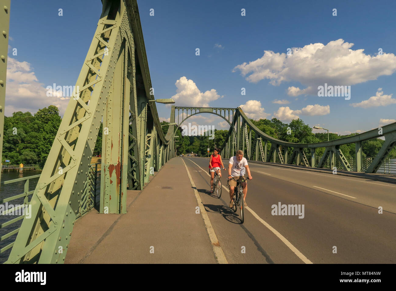 Glienicker Brücke von Spionen, Potsdam Stockfoto