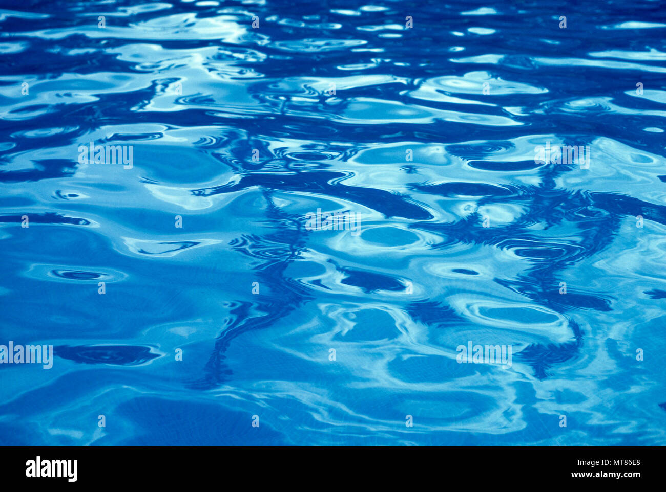 1988 historische RUHE POOL WASSER Stockfoto