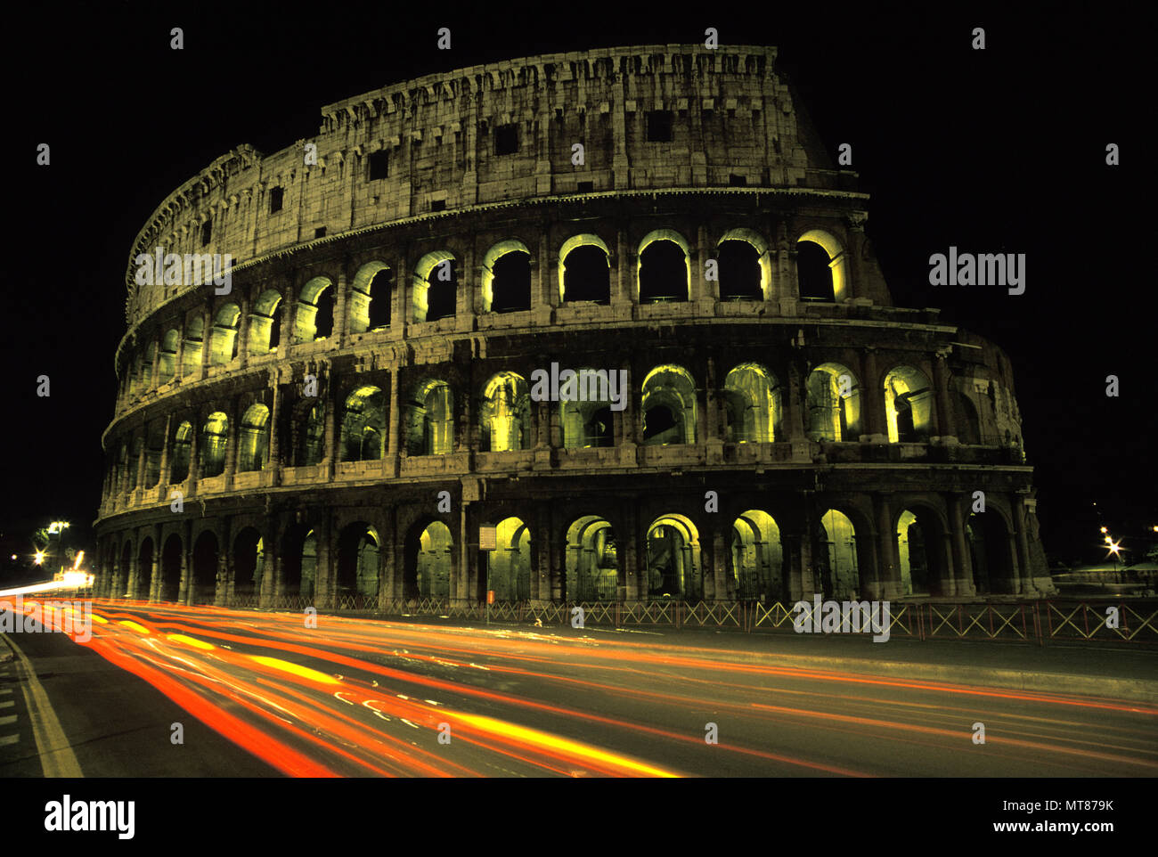 1988 historischen römischen Kolosseum RUINEN ROM ITALIEN Stockfoto