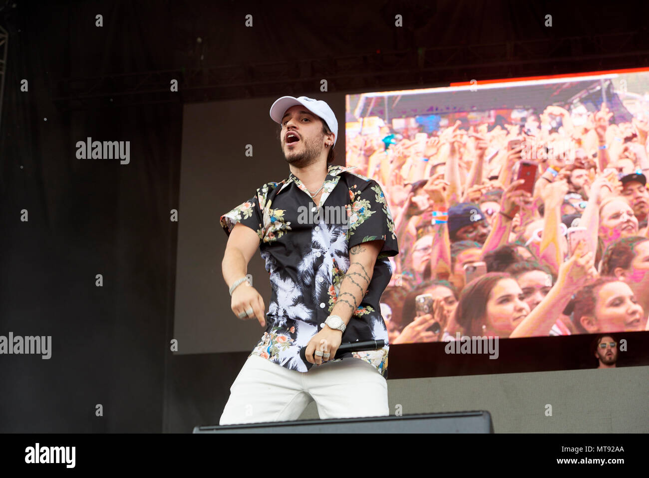 ST. PAUL, MN 27. MAI: Russ führt auf dem Soundset Music Festival am Minnesota State Fairgrounds am 27. Mai in St. Paul, Minnesota 2018. Credit: Tony Nelson/Mediapunch Inc. Stockfoto