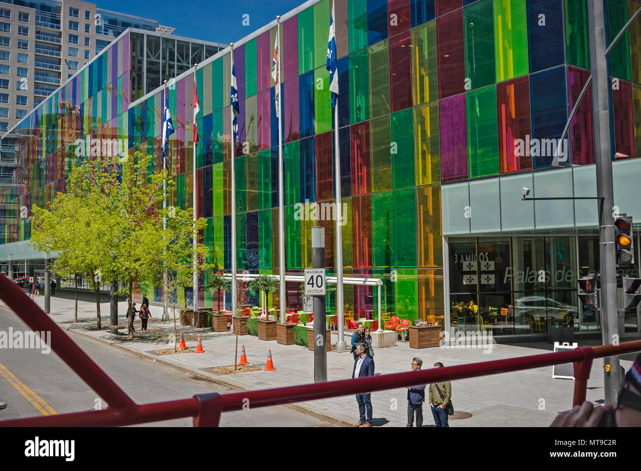 Palais des Congrès de Montréal QC, Kanada Stockfoto