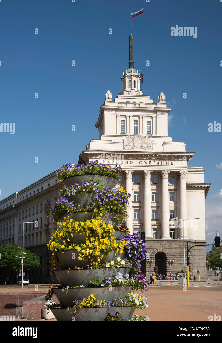 Büro Haus der Gebäude der Nationalversammlung in Sofia, Bulgarien Stockfoto