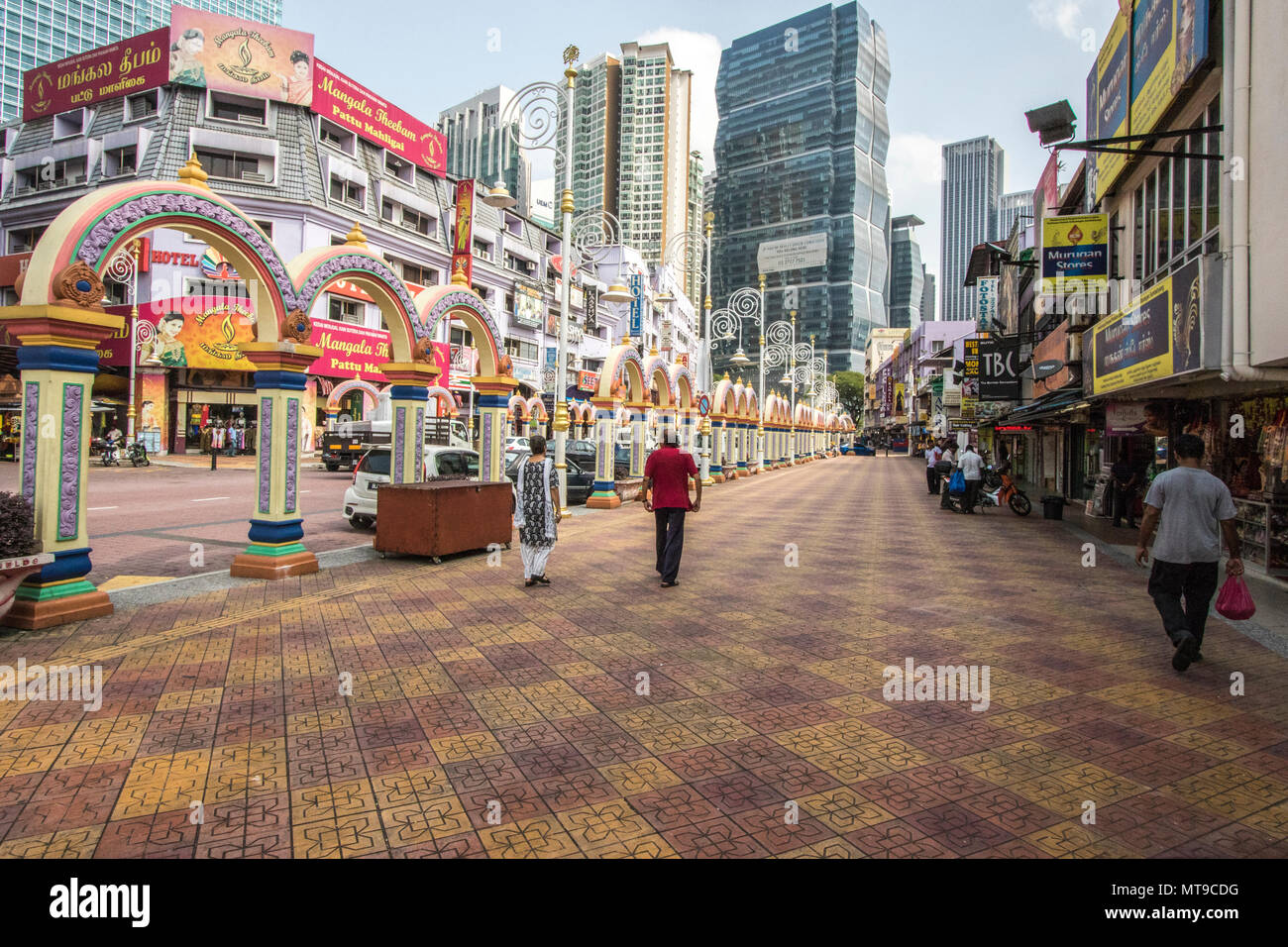 Little India Kuala Lumpur Malaysia Stockfoto