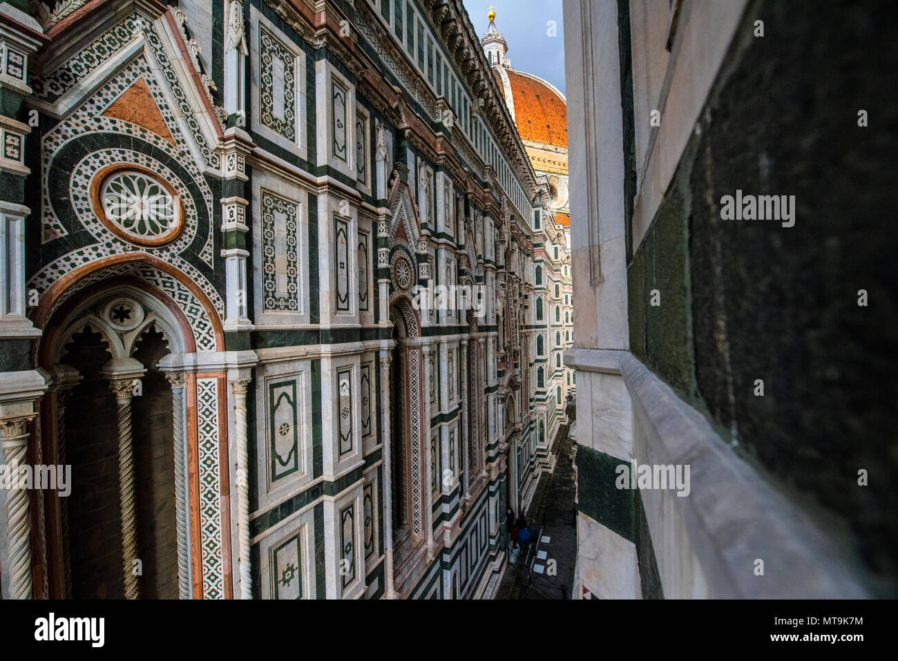 Decke Detail der Duomo di Firenze Kathedrale, die Kathedrale der Heiligen Maria von Blume, Florenz, Italien, Europa März 08, 2018 Stockfoto