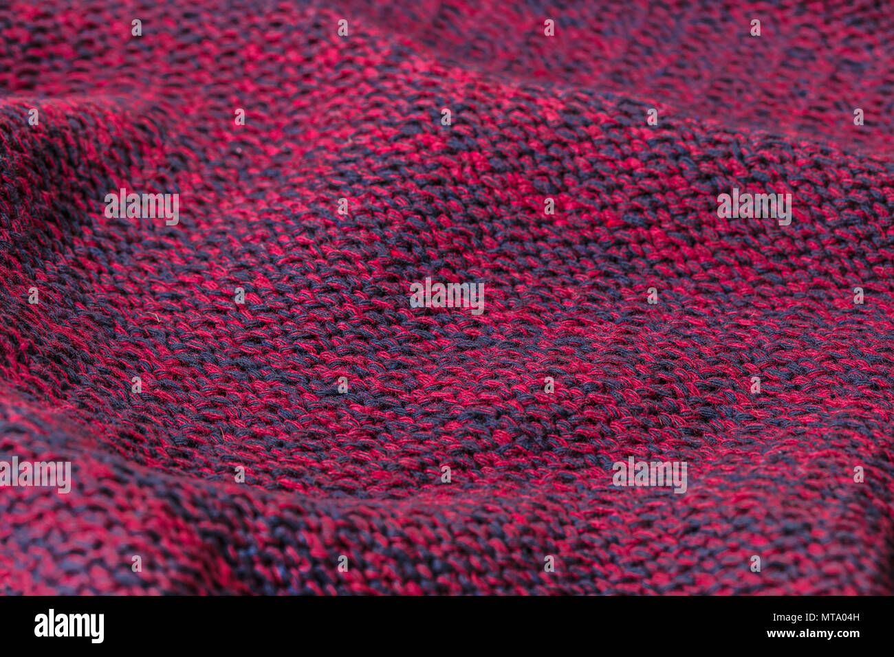 Abstrakte Textur Hintergrund kammgarn Gestrick close-up Stockfoto