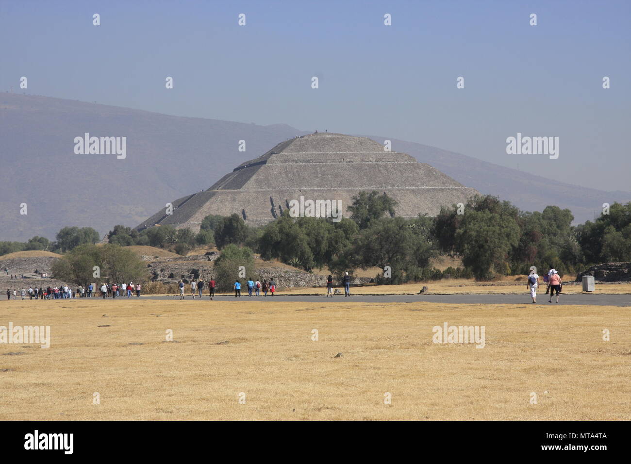 Teotihucan - Pyramide des Mondes. Stockfoto