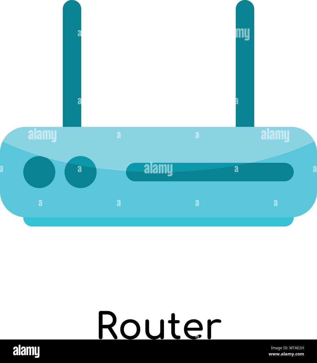 Router Symbol auf weißem Hintergrund für Ihre Web- und mobile App Design  isoliert Stock-Vektorgrafik - Alamy