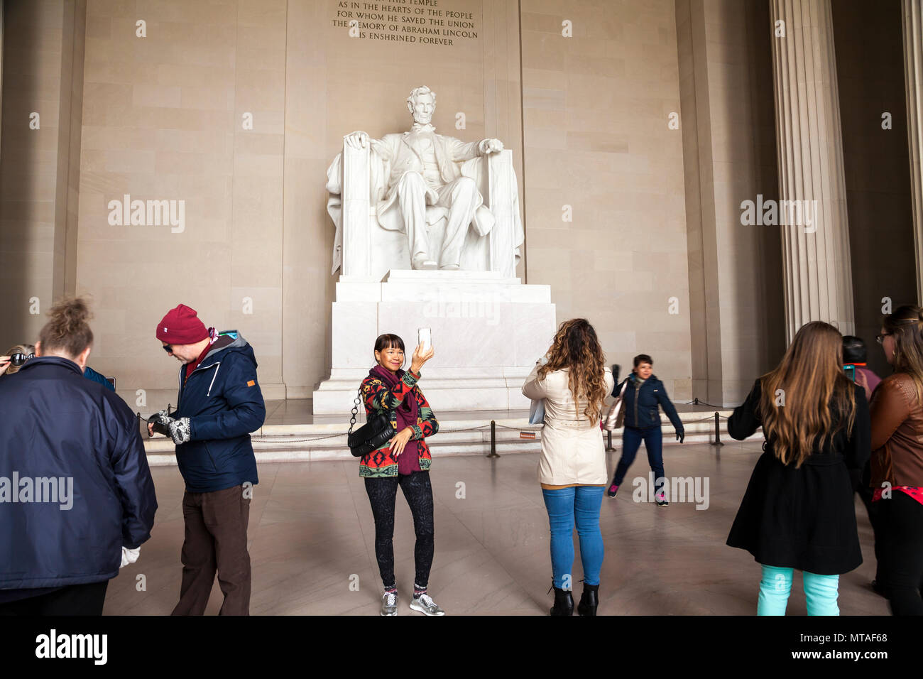 Lincoln Memorial, Washington DC, USA Stockfoto