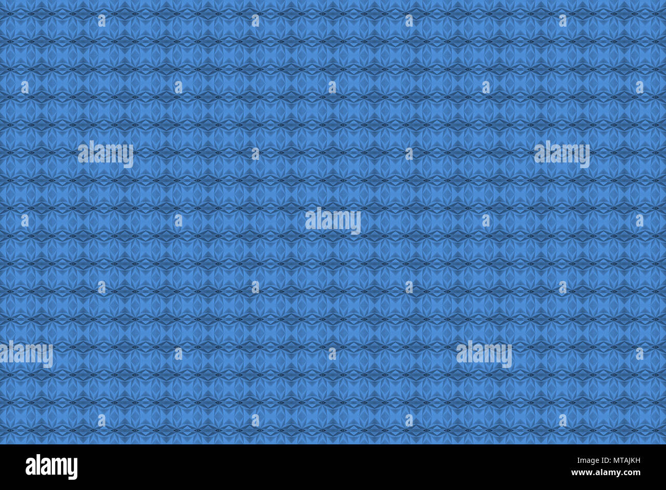 Blau, Pantone 16-4132 Little Boy Blue, Fliesen Hintergrund abstraktes Muster. Nahtlose monochromen Graphic Design Pattern. Stockfoto
