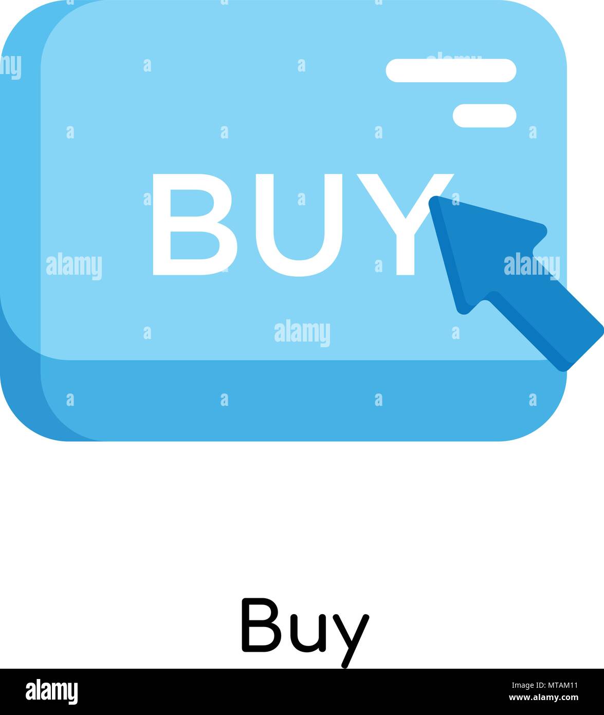 Kaufen Symbol auf weißem Hintergrund für Ihre Web- und mobile App Design isoliert Stock Vektor