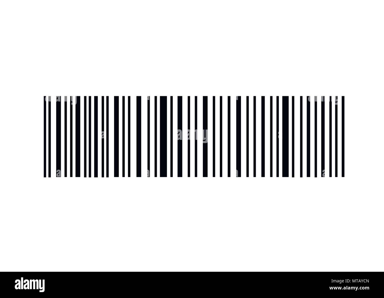 Einfache Bar code Stock Vektor