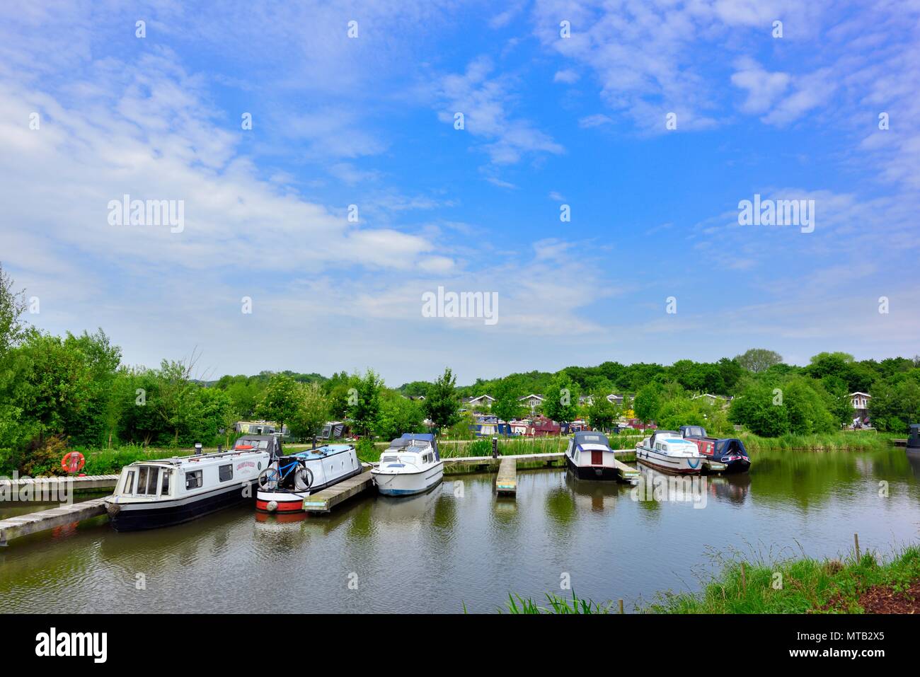 Mercia Marina Lee Derbyshire, England Großbritannien Stockfoto