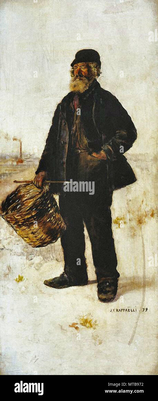 Raffaelli Jean-François - der Rag Picker Stockfoto