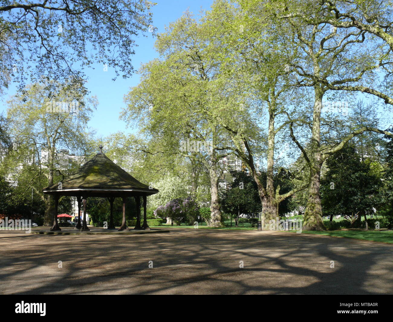 Die Band stand, Lincoln's Inn Fields, London Stockfoto