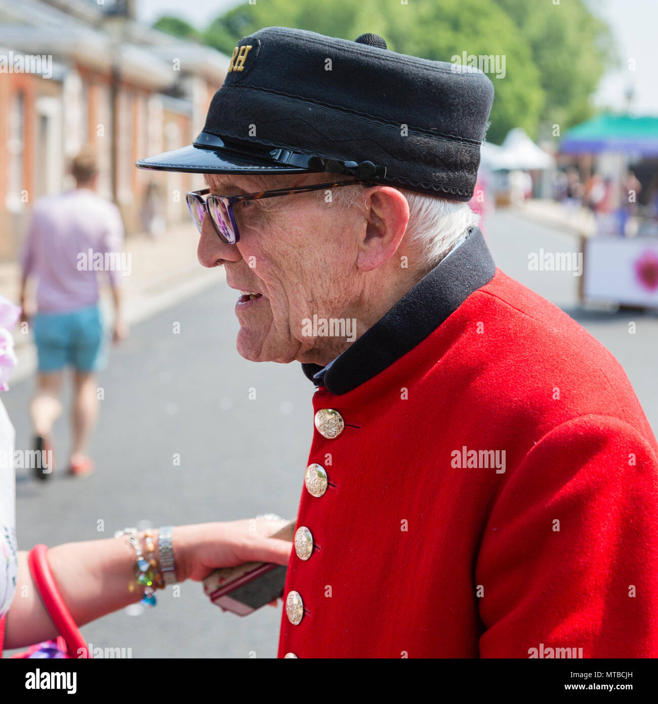 Chelsea Rentner bei Chelsea Flower Show, London Samstag, 27. Mai 2018 Stockfoto