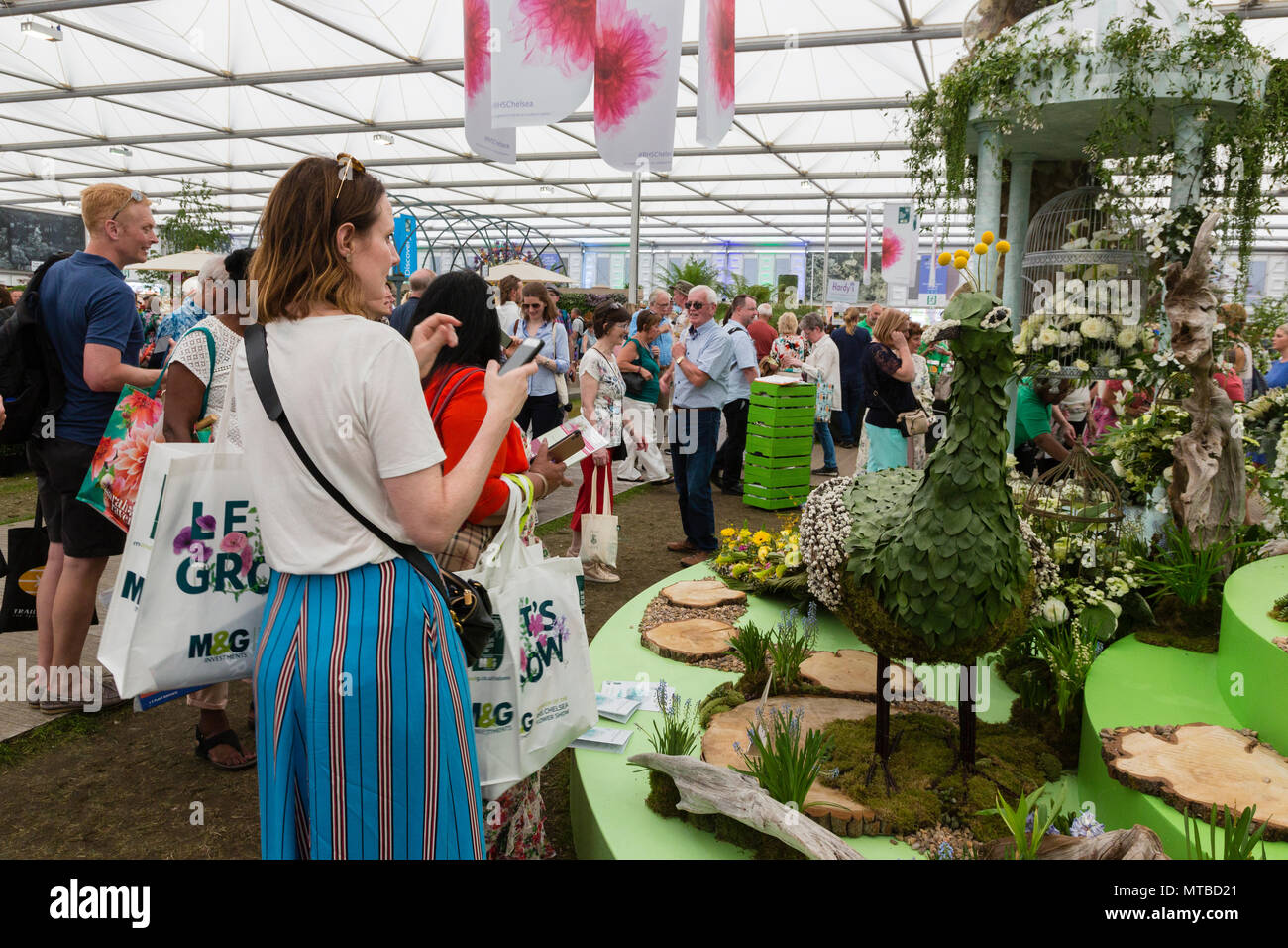 Chelsea Flower Show, London Samstag, 27. Mai 2018 Stockfoto