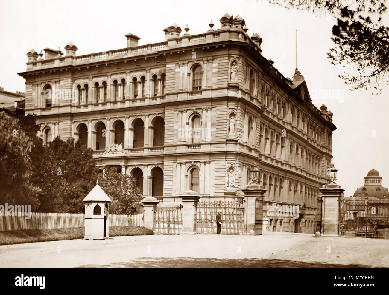 Koloniale Sekretärin Gebäude, Sydney, NSW, Australien, Viktorianischen Periode Stockfoto