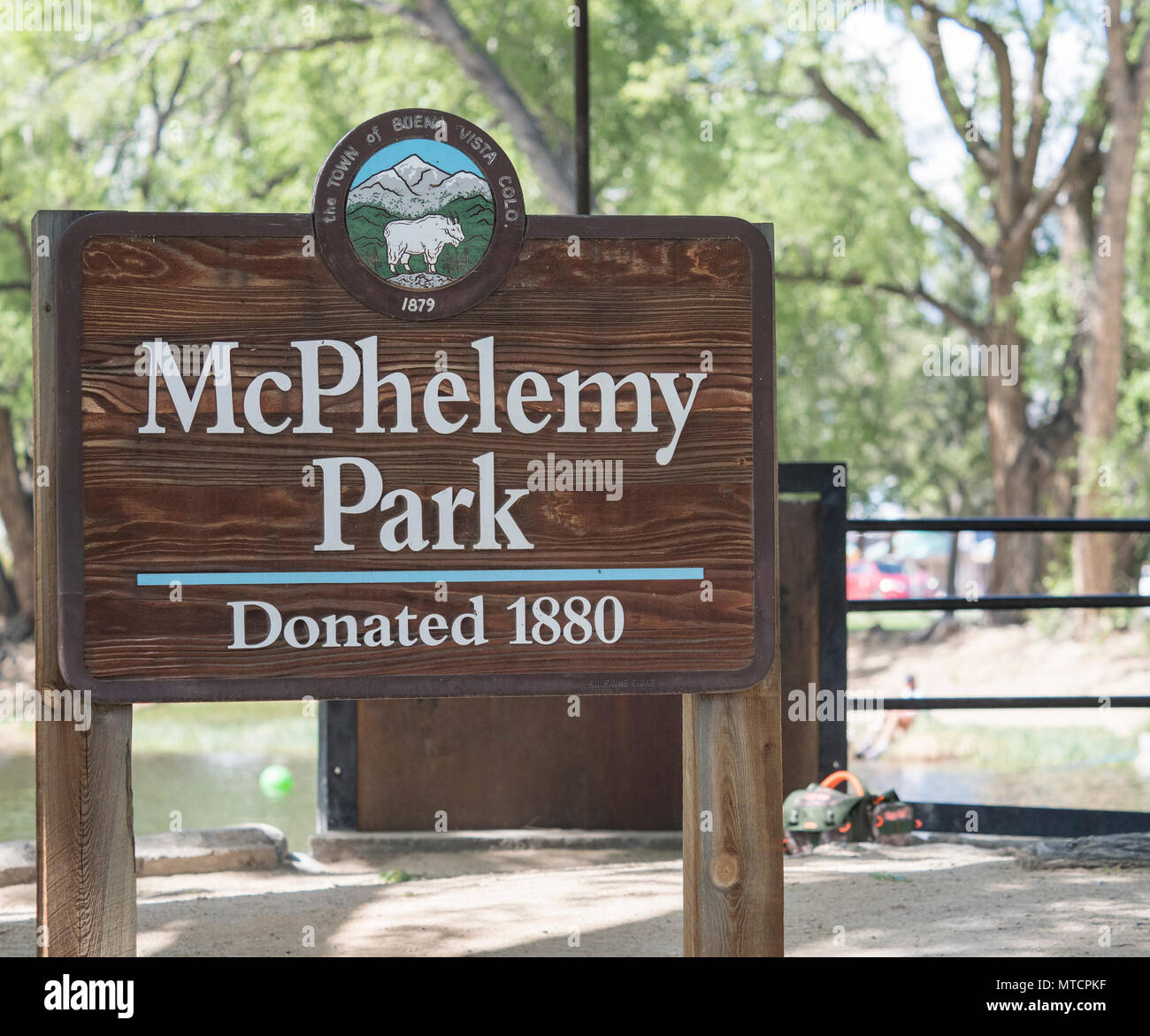 McPhelemy Park, Buena Vista CO Stockfoto