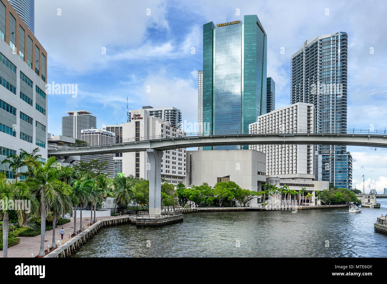 Brickell in Miami, Florida Stockfoto
