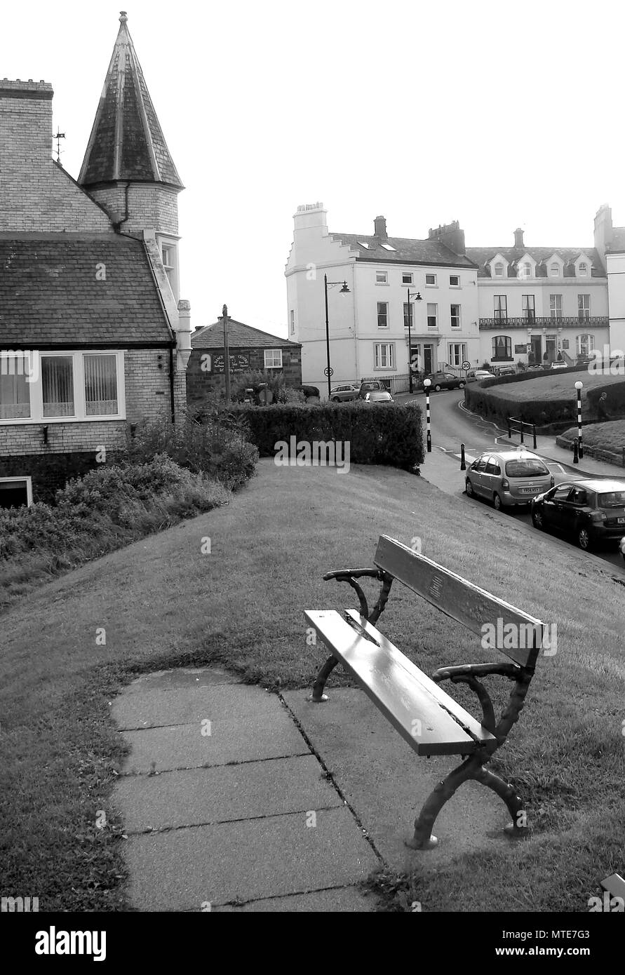 Die Dracula Sitz am Khyber Pass, Whitby, North Yorkshire Stockfoto