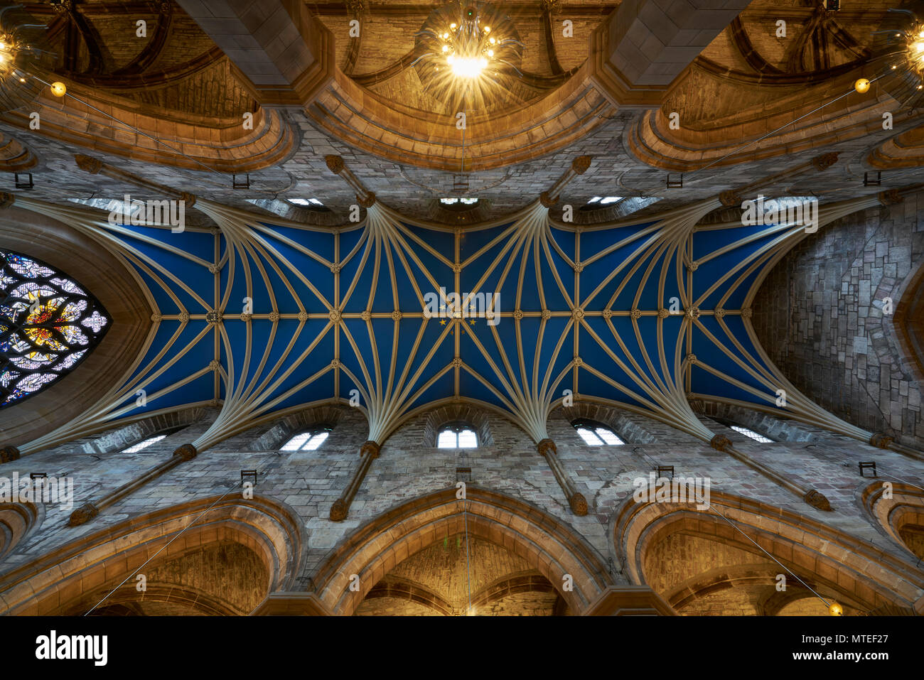Vault, St. Giles Cathedral, Edinburgh, Schottland, Vereinigtes Königreich Stockfoto