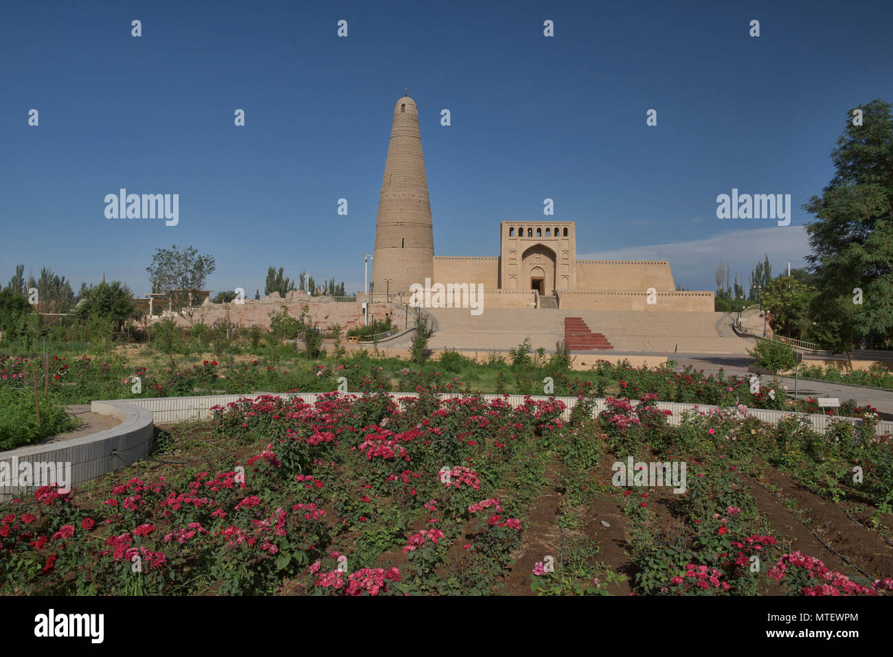 Emin Minarett, Turpan, Xinjiang, China Stockfoto