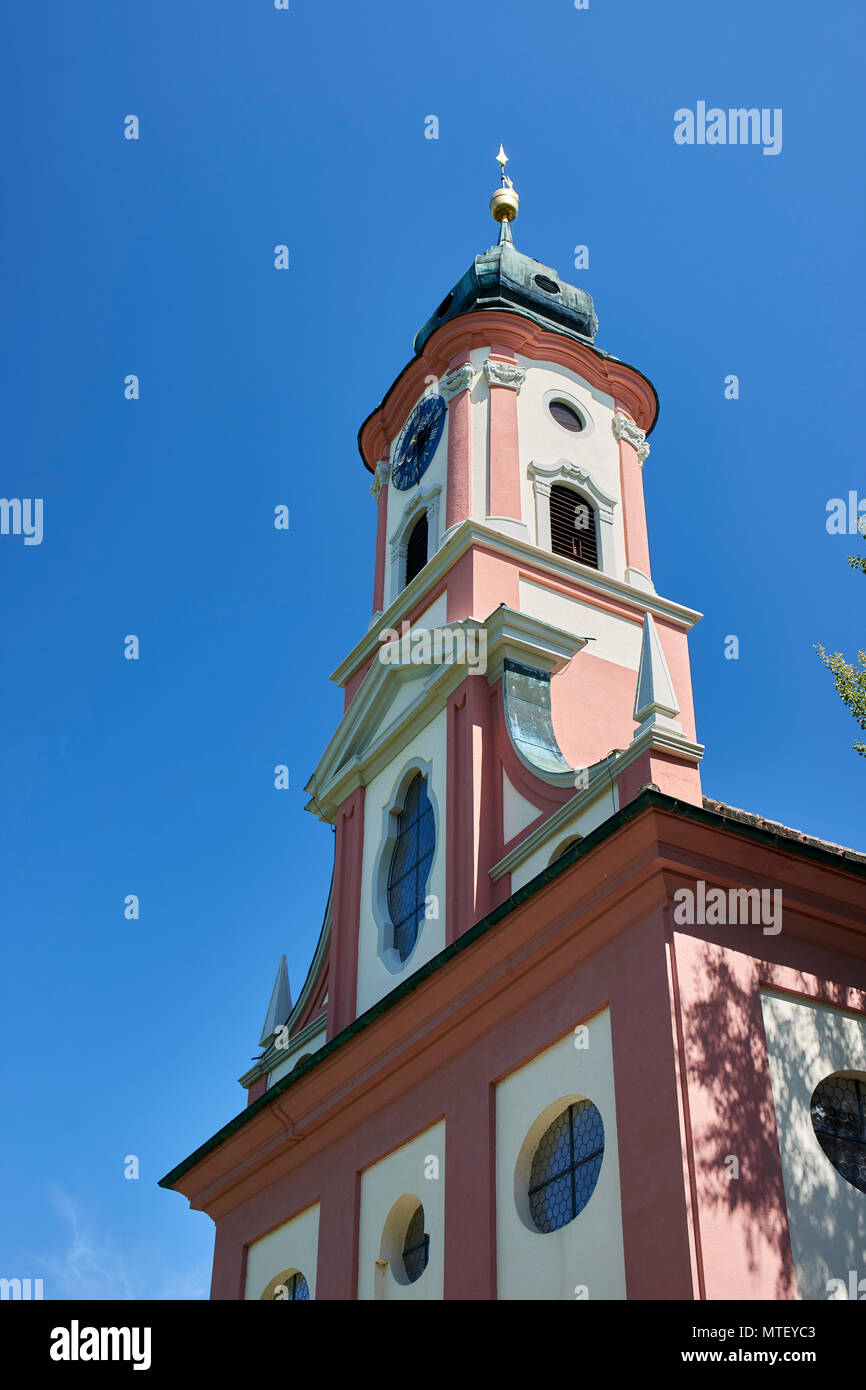 Kapelle von Schloss Mainau (Schloss Mainau) auf der Mainau (Blume) Insel, See Konstanz Stockfoto