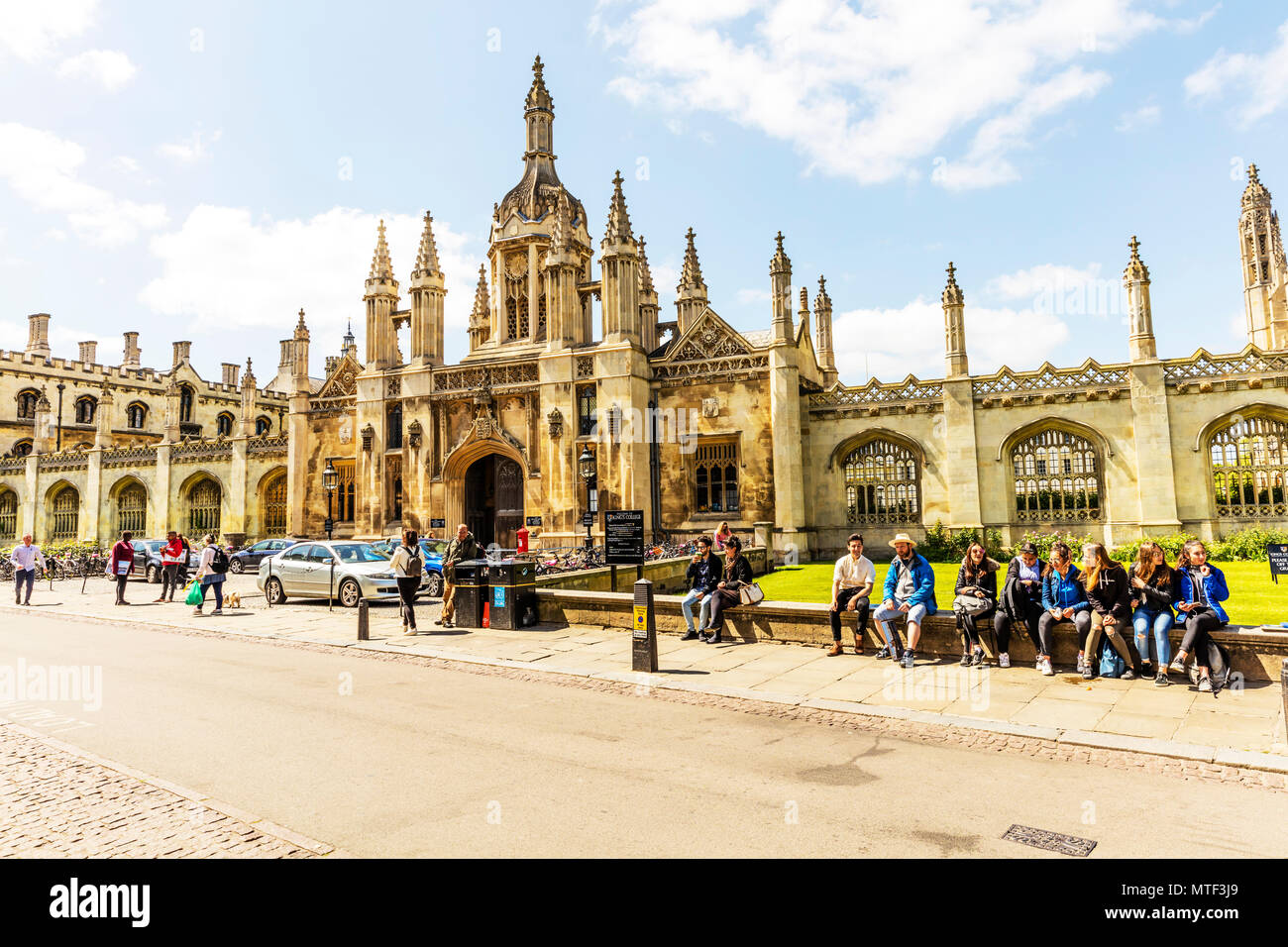 Kings College, Cambridge Kings College, Cambridge, King's College in Cambridge, Cambridge University, King's College, Cambridge UK, Uni, Universität, Großbritannien Stockfoto