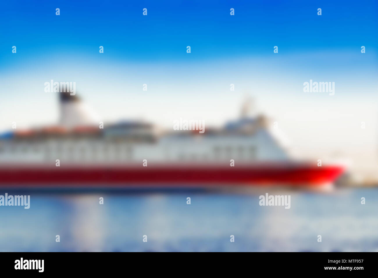 Fahrgastschiff-soft Lens bokeh Bild. Defokussiertem Hintergrund Stockfoto