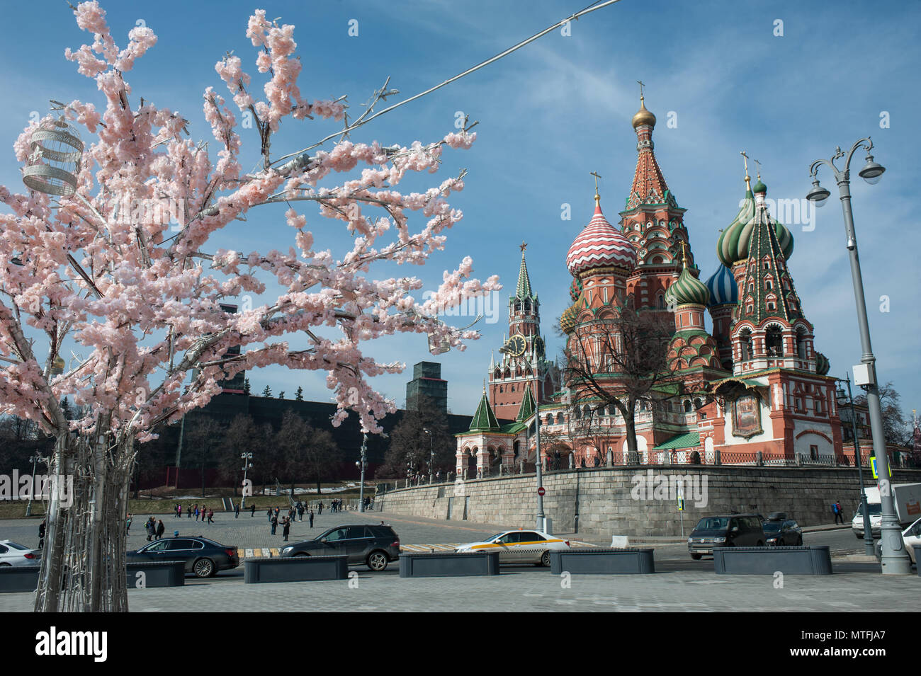 Moskau Russland Stockfoto