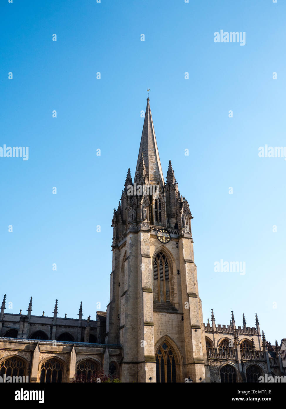 Universität Kirche St. Maria, der Jungfrau, Oxford, Oxfordshire, England, UK, GB. Stockfoto