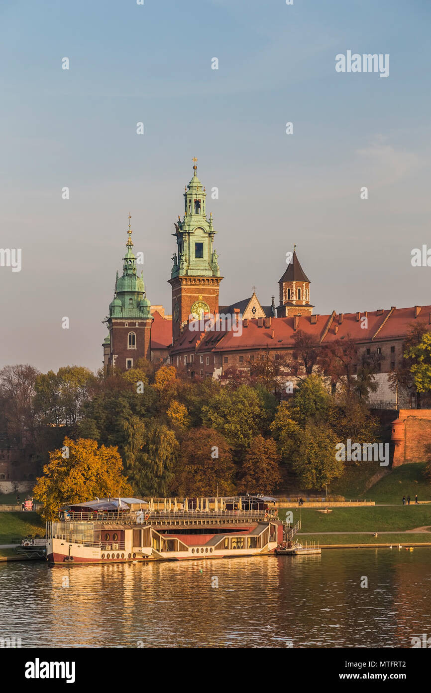 Royal Palace auf Wawel. Krakau. Polen Stockfoto