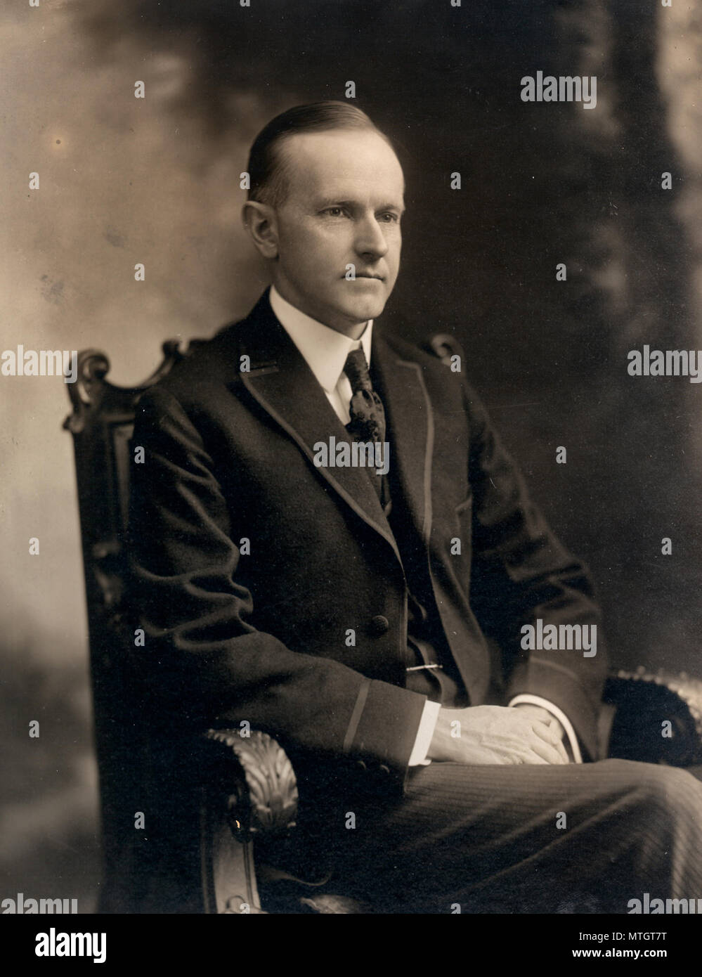 Calvin Coolidge Gouverneur von Massachusetts, ca. 1920 Stockfoto