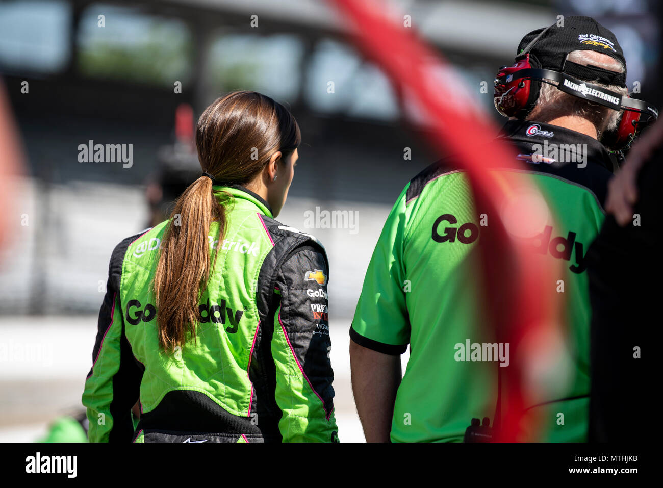 Danica Patrick in Indy 2018 Stockfoto