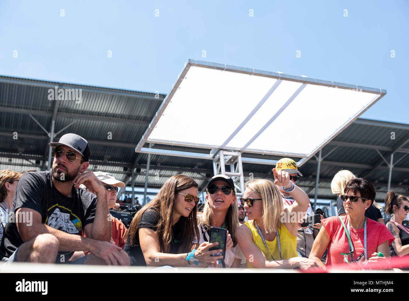 Danica Patrick in Indy 2018 Stockfoto