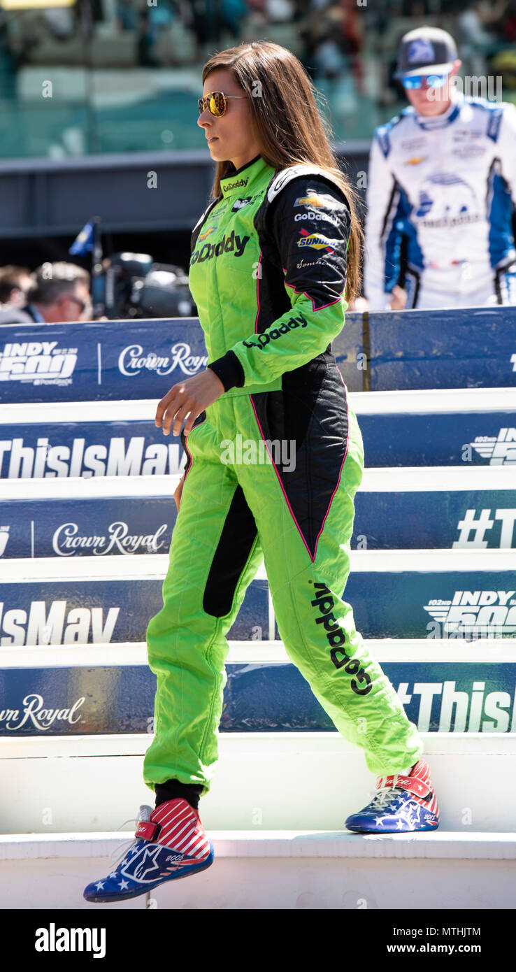 Danica Patrick in Indy 2018 Stockfoto
