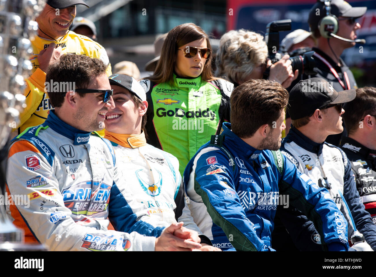 Danica Patrick in Indy 2018 Stockfoto