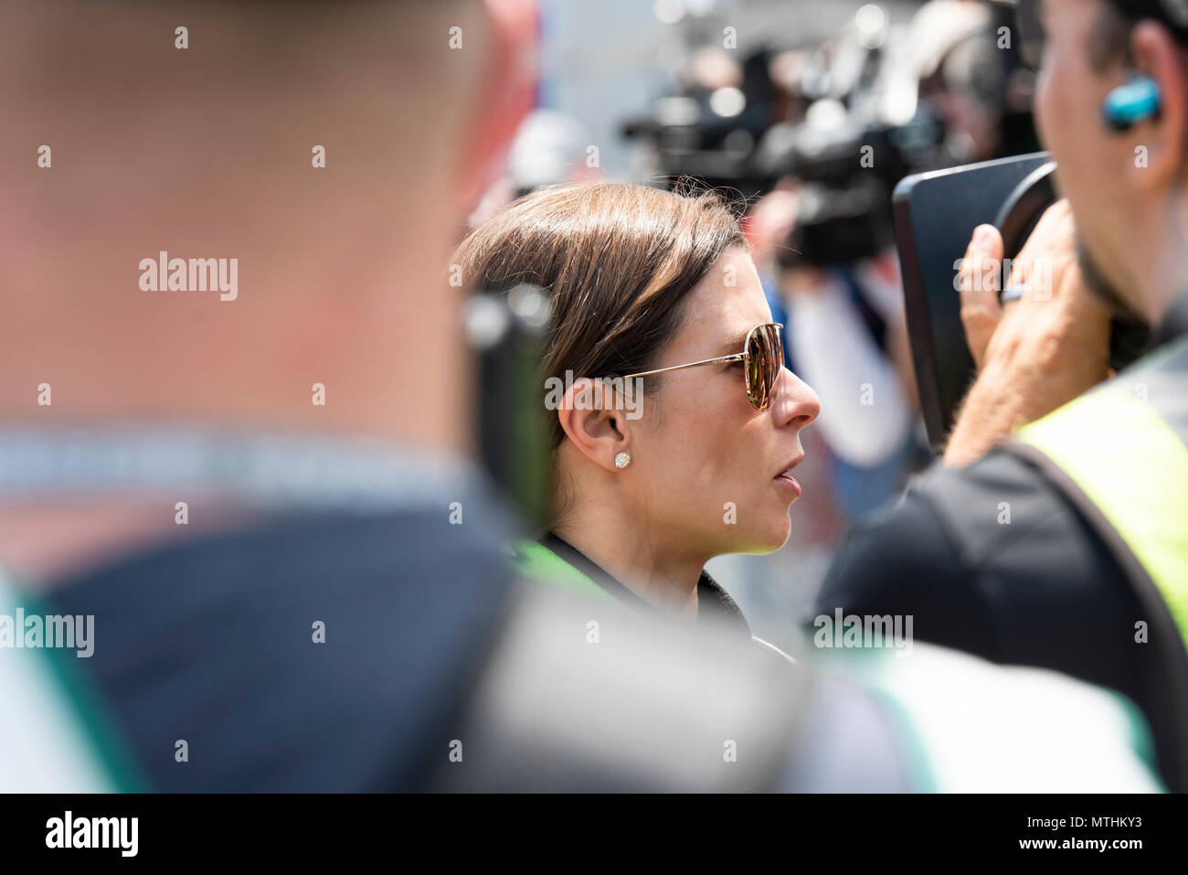 Danica Patrick in Indy 2018 Stockfoto