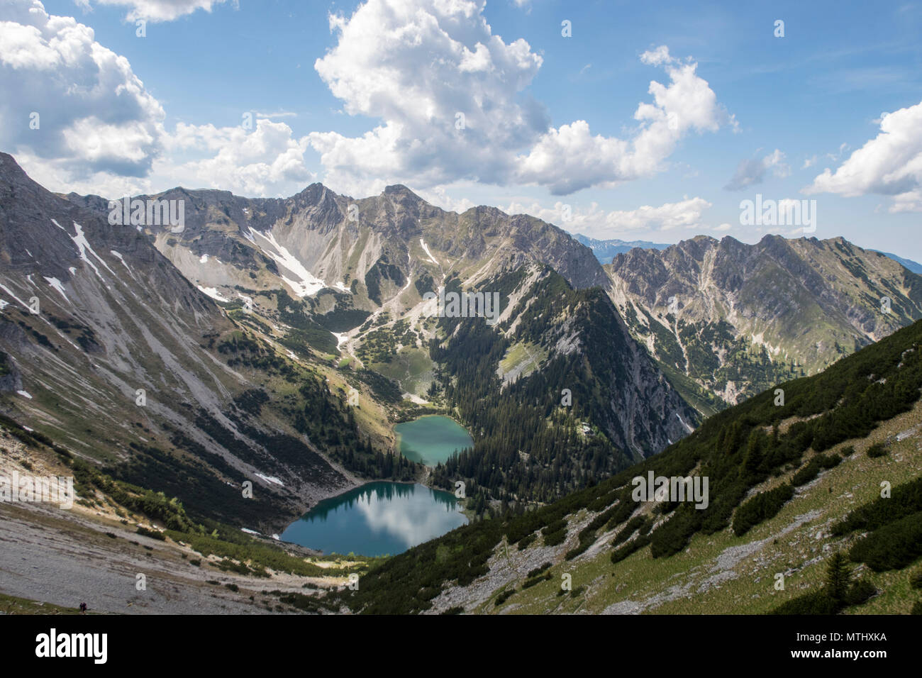 Gipfel der Soierngruppe in Bayern Stockfoto