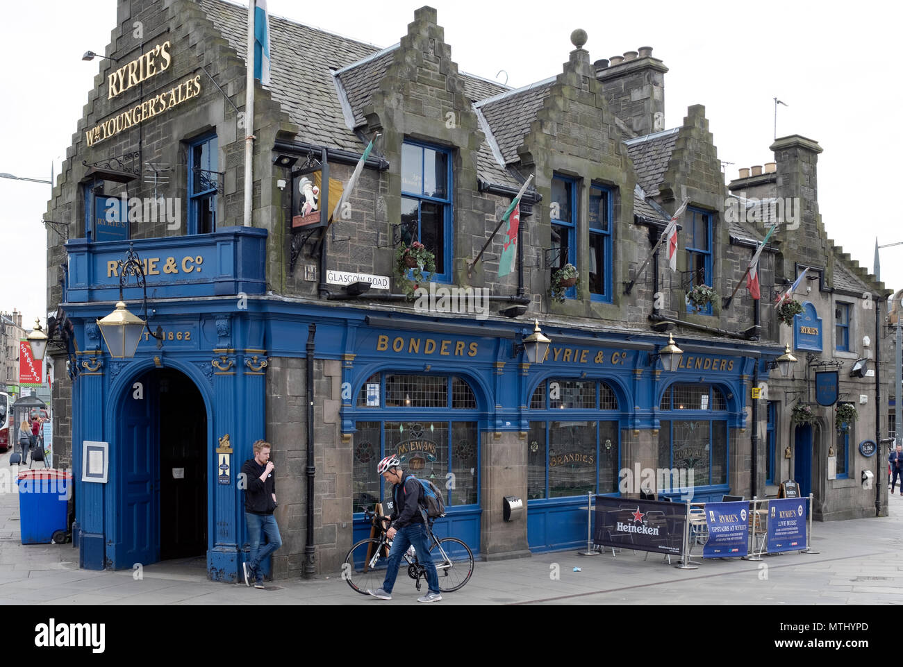 Ryrie's Bar, Haymarket, Edinburgh Stockfotografie Alamy