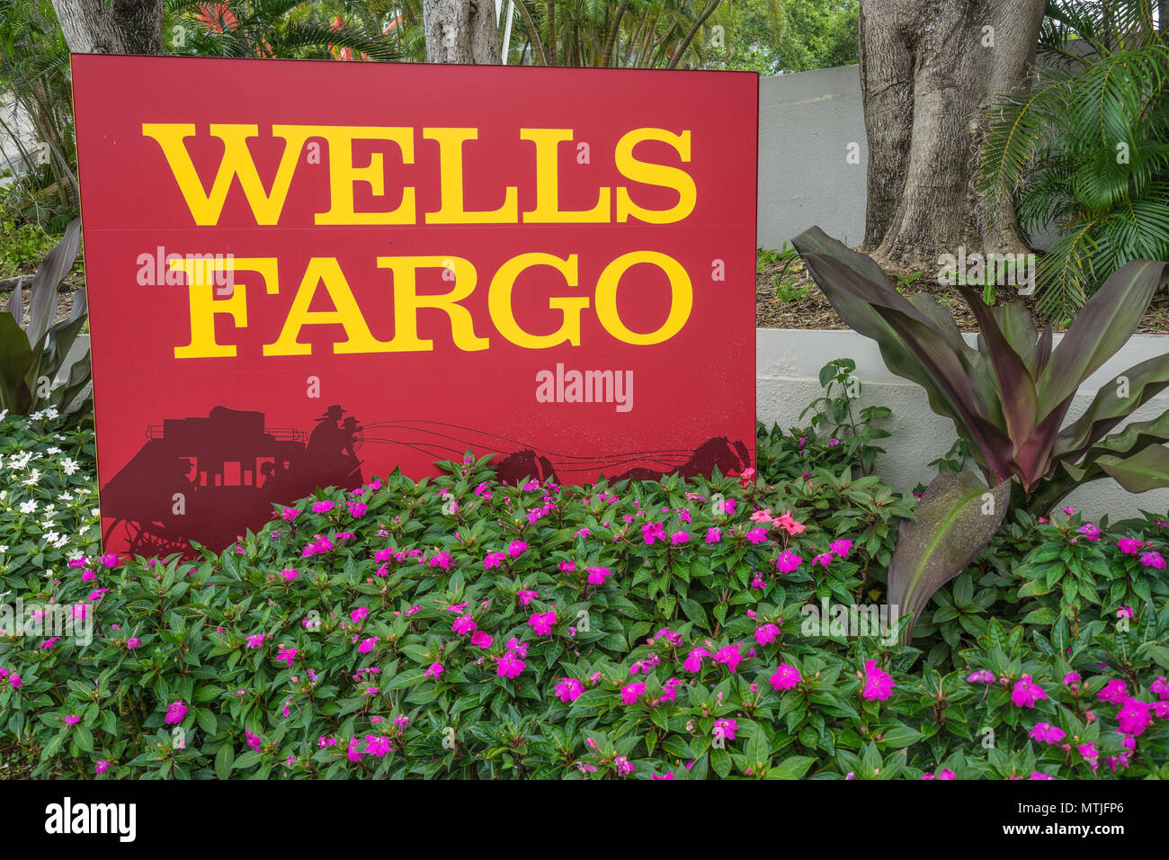 Wells Fargo Financial Services Stockfoto
