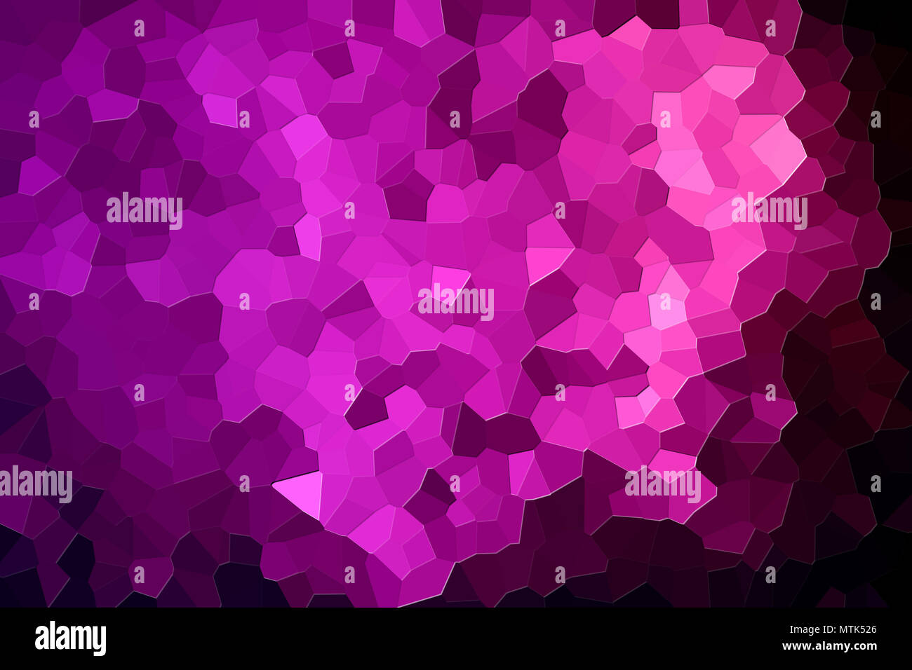 Abstrakte moderne Hintergrund mit geometrischen Muster von verschiedenen rosa Polygone und Dreiecke Stockfoto