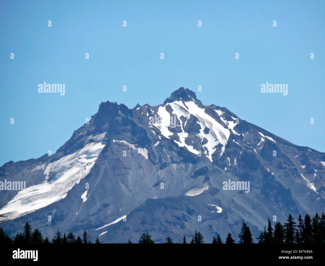 Den majestätischen Mount Hood Oregon Stockfoto