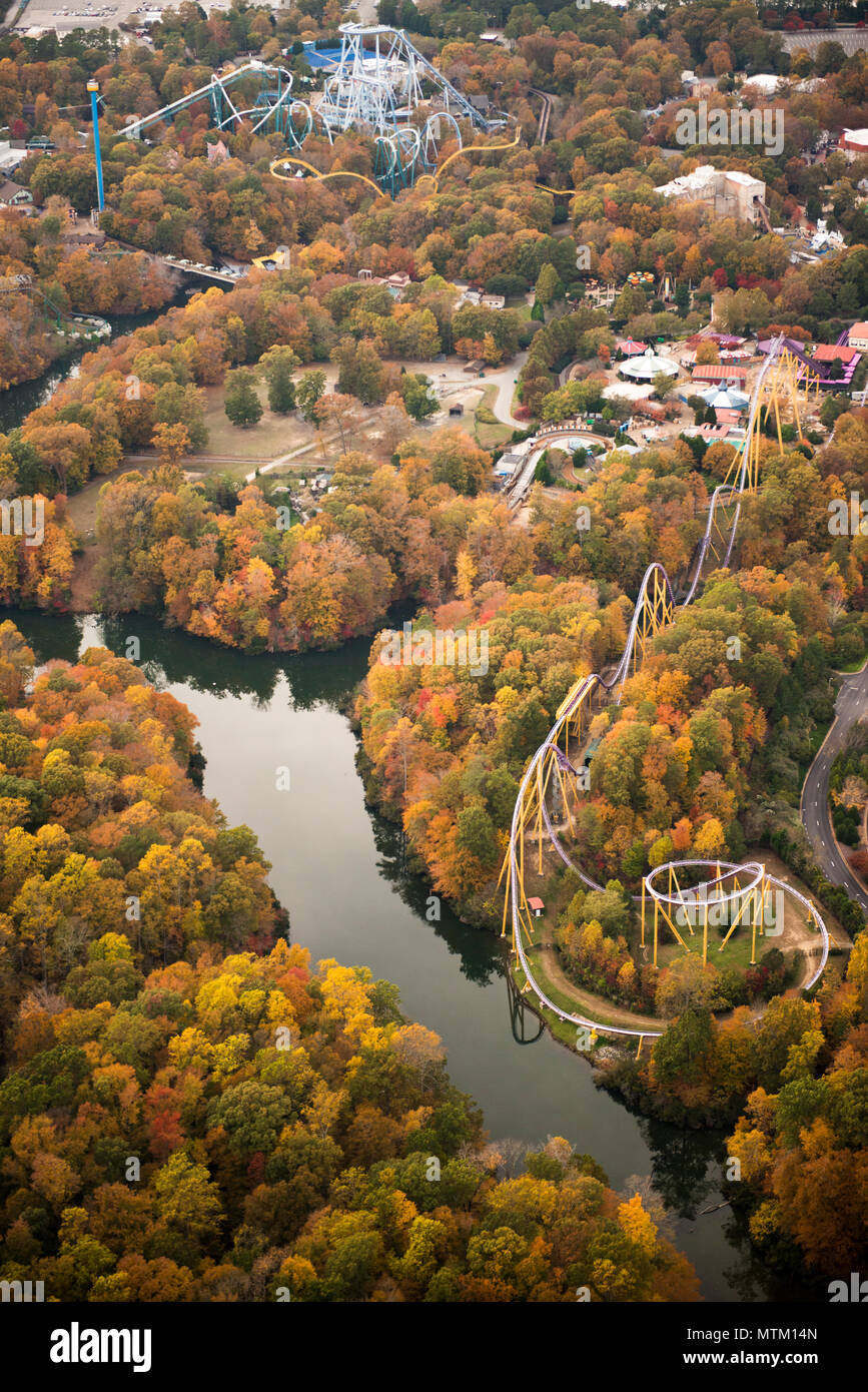 Luftaufnahme Von Busch Gardens Williamsburg Das Alte Europa Im