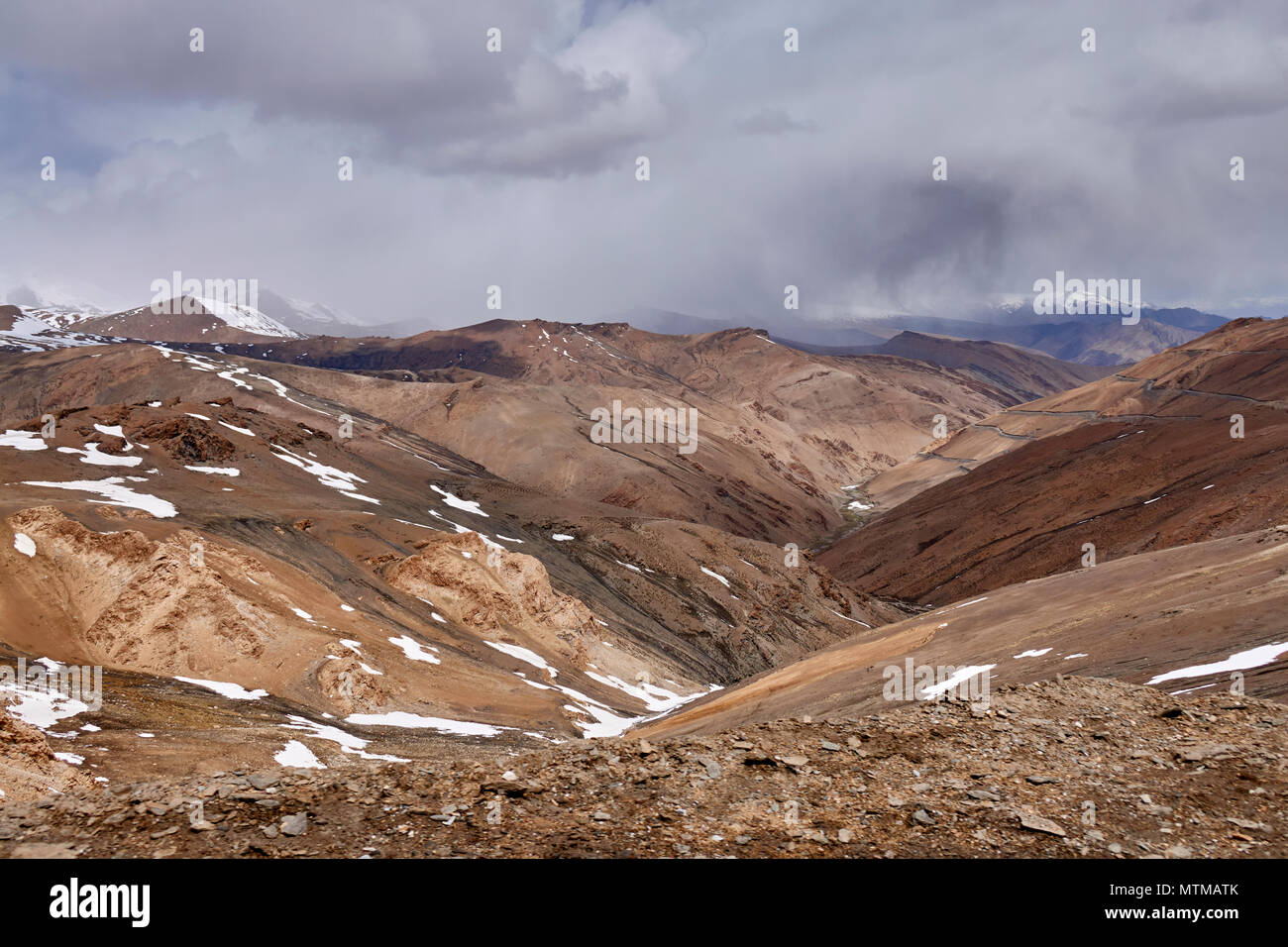 Tanglang La Pass Ladakh Stockfoto