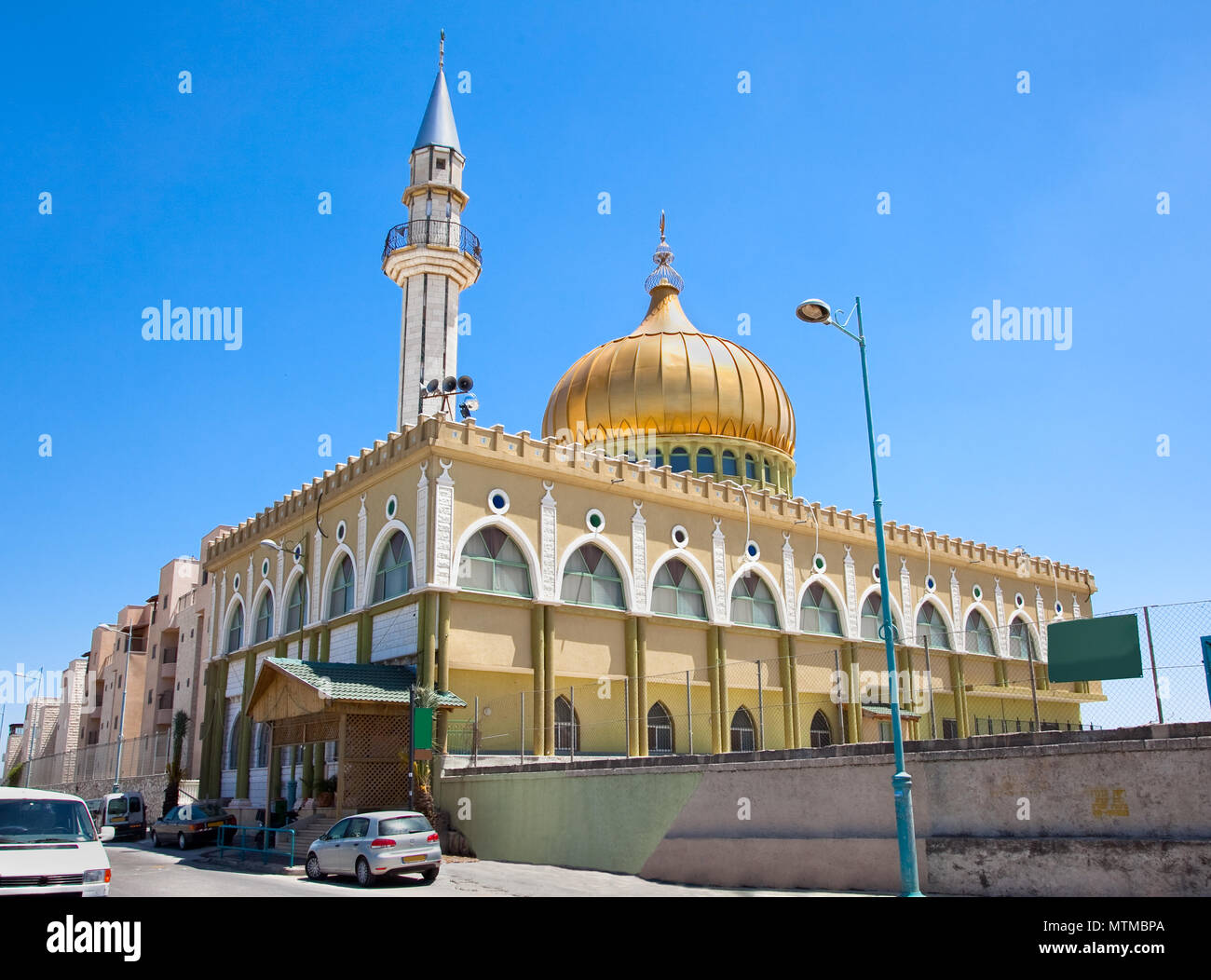 Maquam und Moschee von Nabi Saeen in Nazareth, Israel Stockfoto