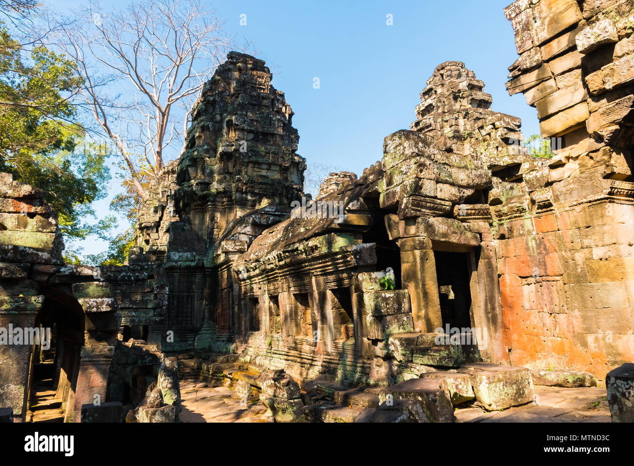 Banteay Kdei Tempel in Angkor Wat, Kambodscha Stockfoto