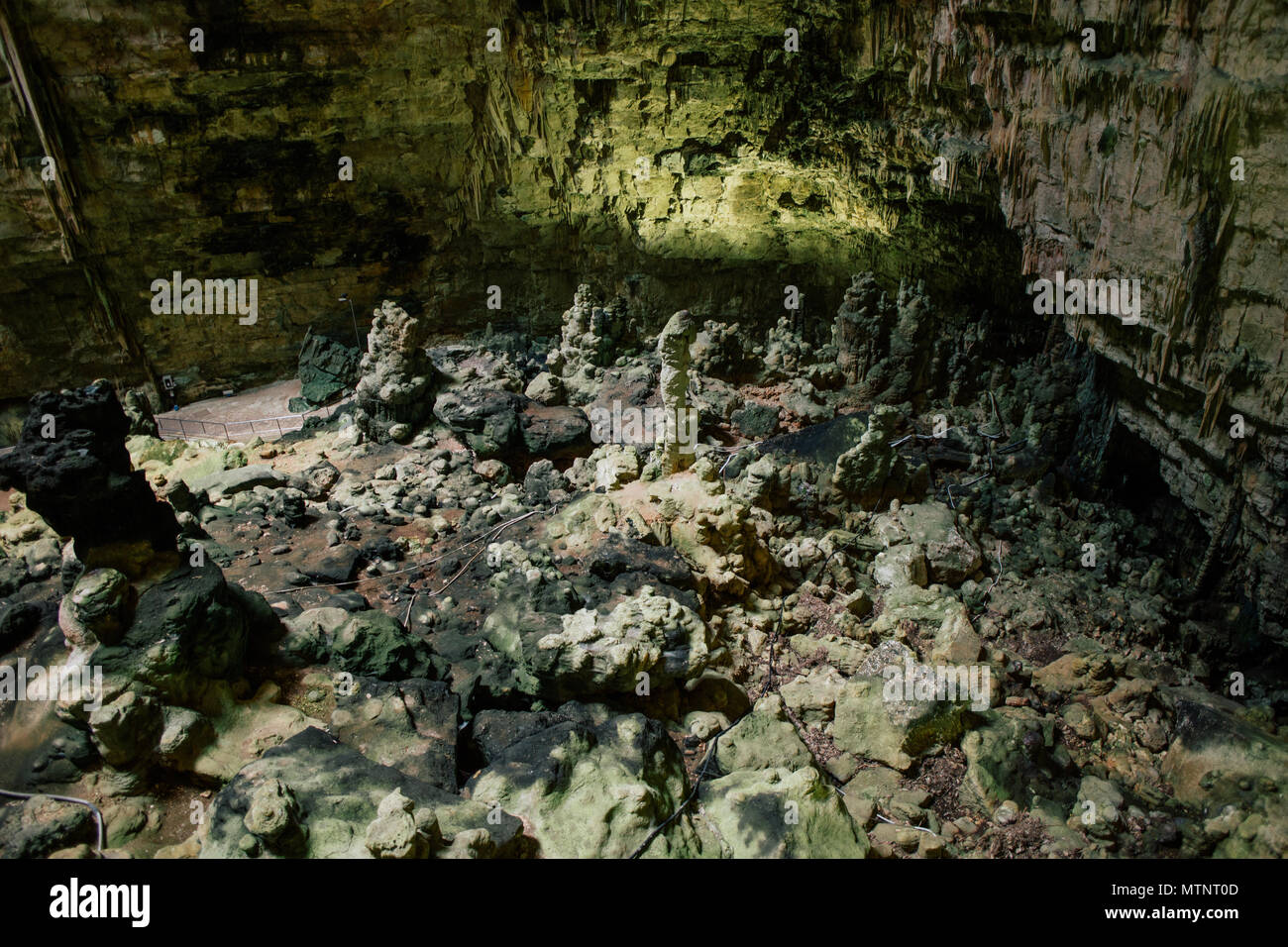 Castellana Grotte Höhle in Apulien Italien Stockfoto