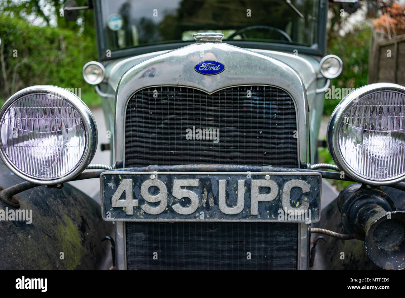 Unrestauriert Ford Modell A classic car in England Stockfoto